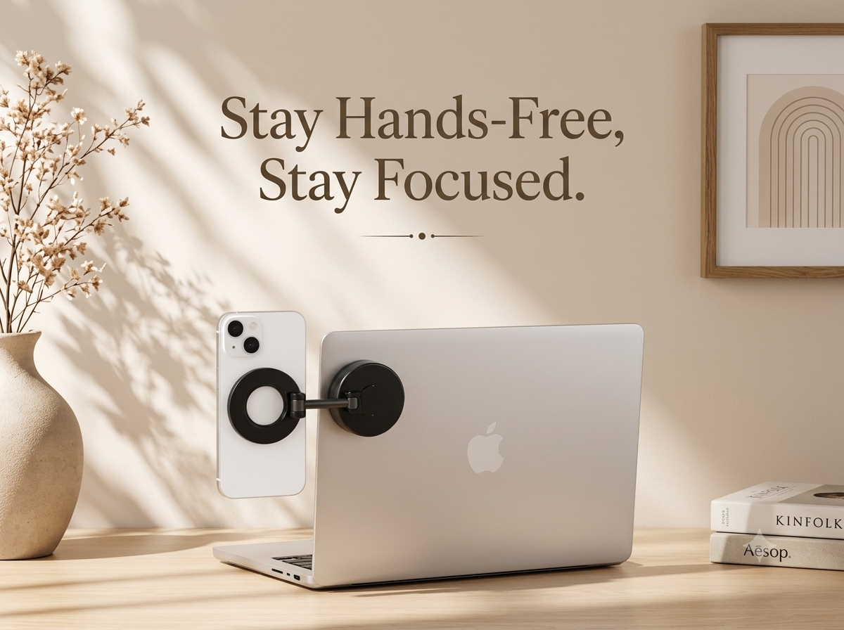 vacuum magnetic phone holder 360°