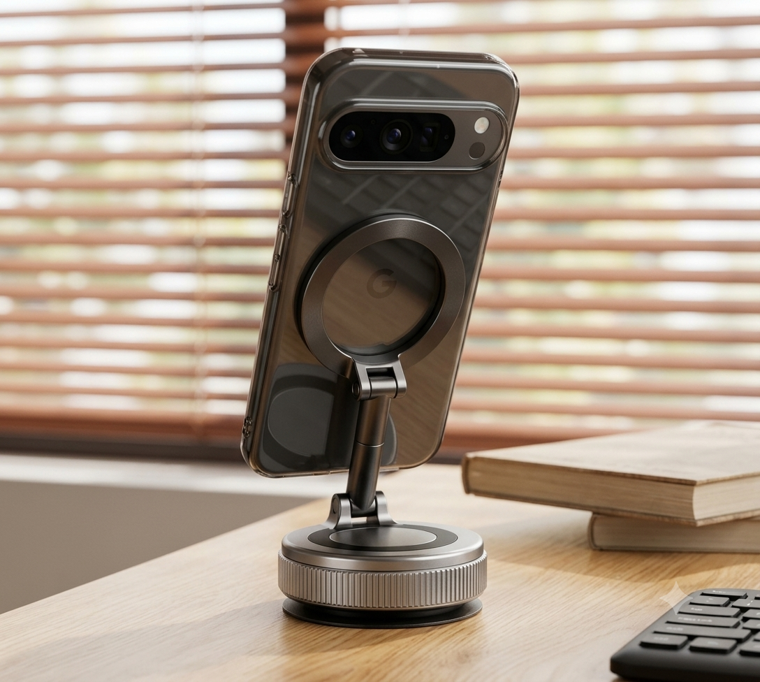 vacuum magnetic phone holder 360°