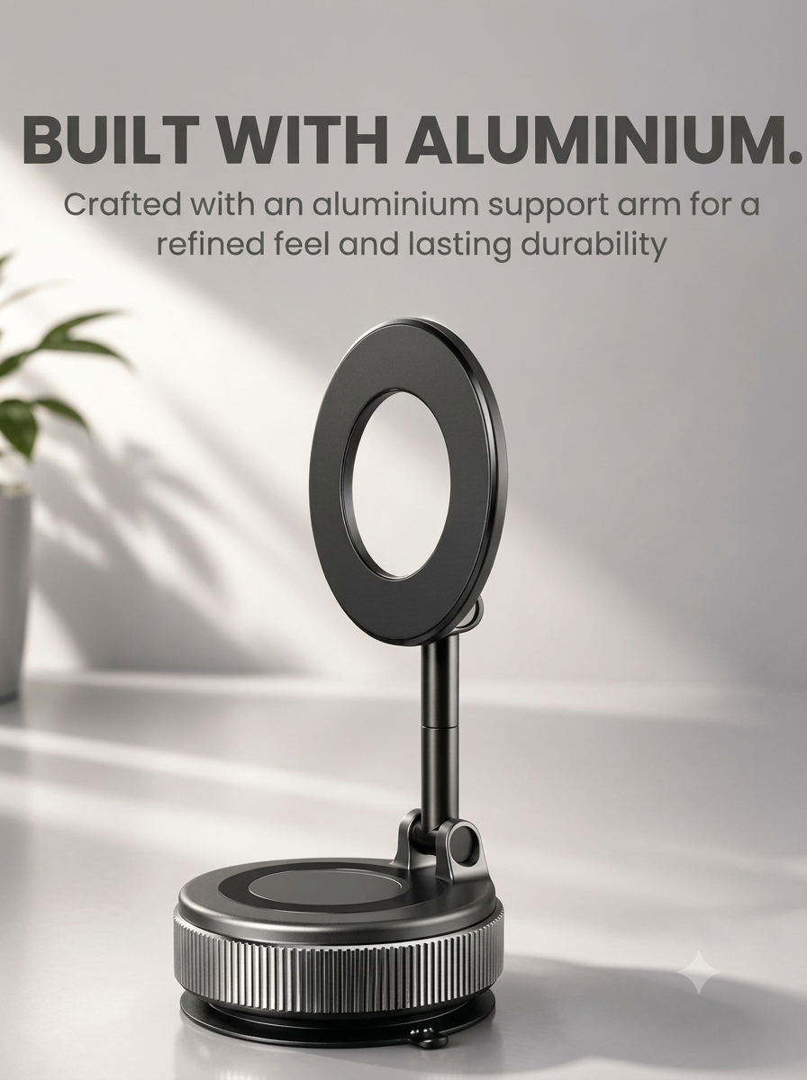 vacuum magnetic phone holder 360°